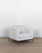 Load image into Gallery viewer, Morrison Wood Base Leather Chair
