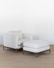 Load image into Gallery viewer, Morrison Wood Base Leather Chair