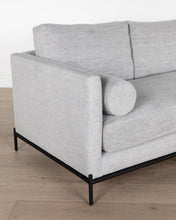 Load image into Gallery viewer, Morrison Metal Base Leather Sofa