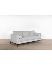 Load image into Gallery viewer, Morrison Metal Base Leather Sofa