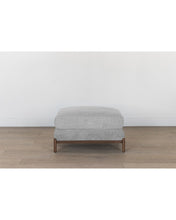 Load image into Gallery viewer, Morrison Wood Base Ottoman
