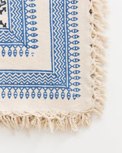 Load image into Gallery viewer, Blue & White Patterned Tablecloth