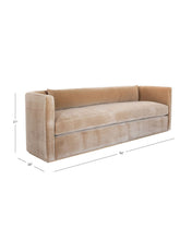 Load image into Gallery viewer, Reese Curved Leather Sofa