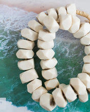Load image into Gallery viewer, Hex White Bone Beads

