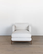 Load image into Gallery viewer, Morrison Wood Base Leather Chair
